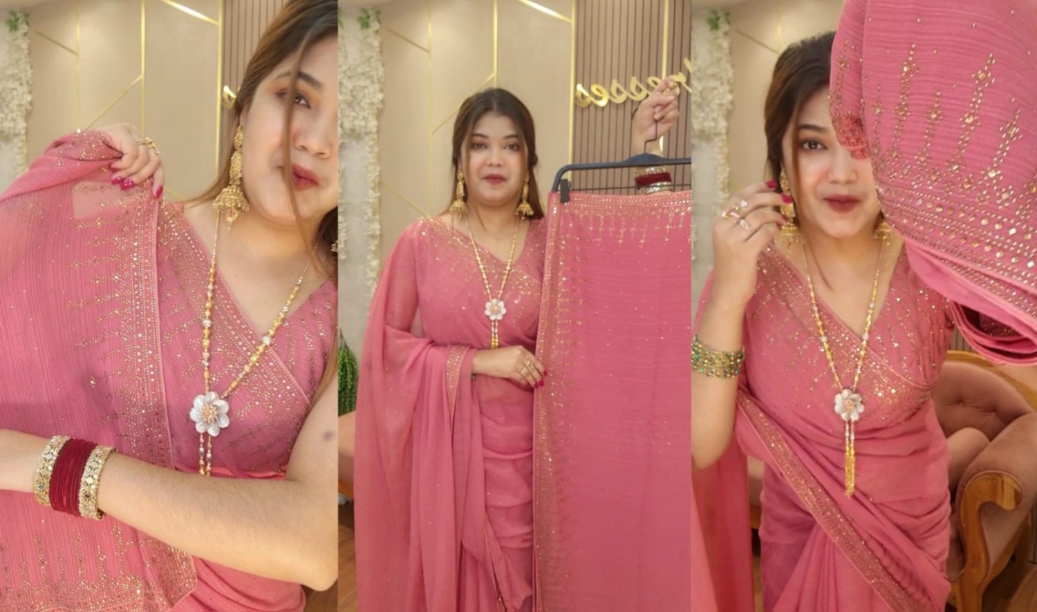 Gorget Saree