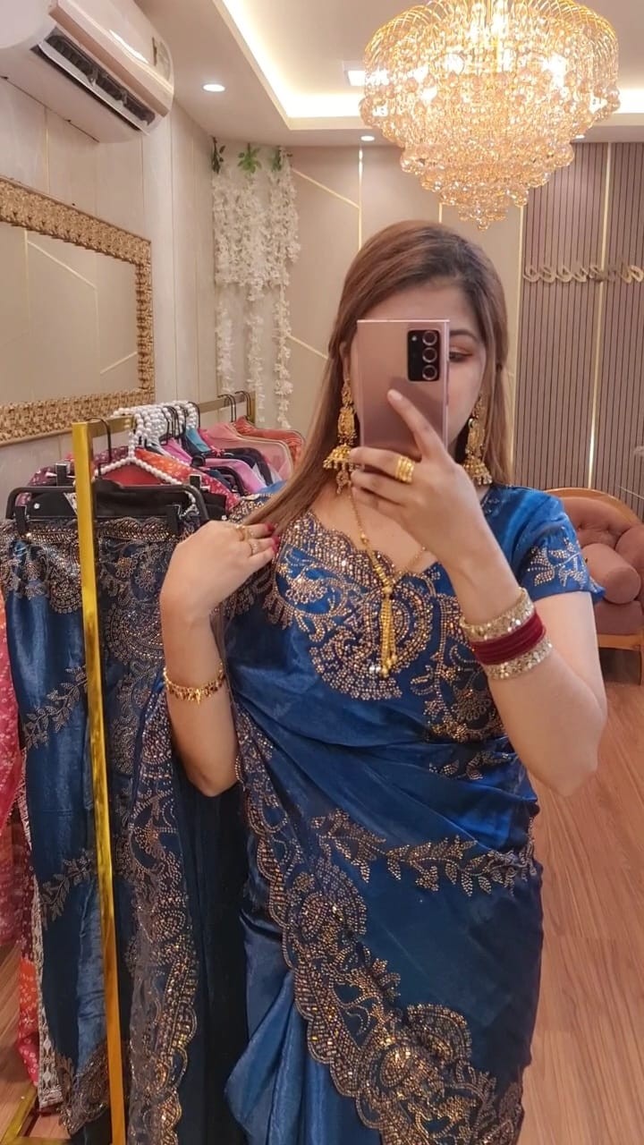Mb Kolka saree (Blue)